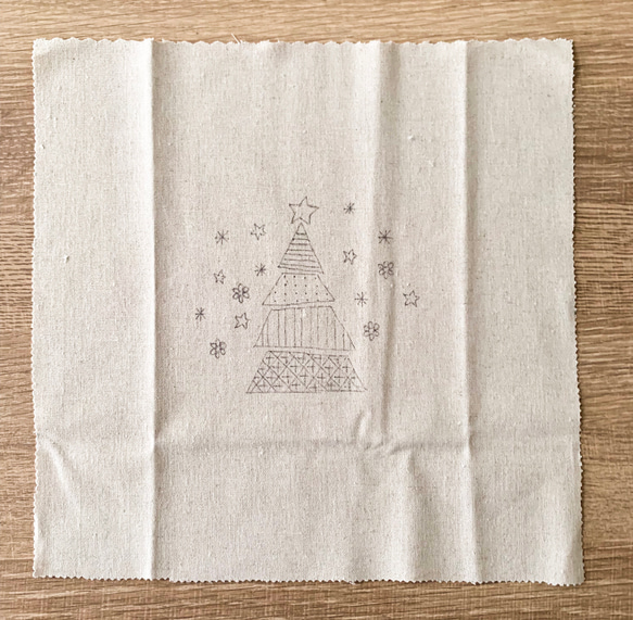 手刺繡材料包—聖誕樹 第4張的照片