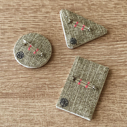 <<四季-春曉>>系列：規圓  手刺繡別針Hand Embroidery Pin 第3張的照片