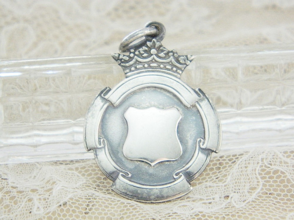 Fob シルバー　イギリス　懐中時計　ポケットウォッチ　スターリングシルバー　純銀製 1枚目の画像