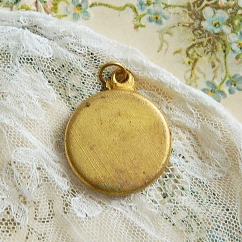 フランスアンティーク＊ヤドリギのマットゴールドロケット アール