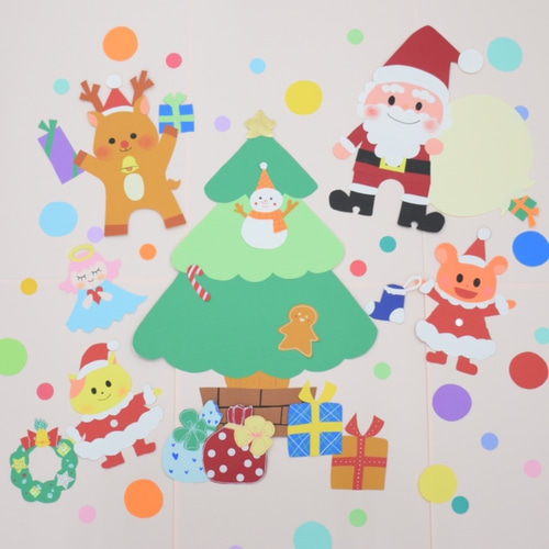 【展示品・箱無し】クリスマスデコレーション サンタと仲間たち 展示品・箱無し】クリスマスデコレーション サンタと仲間たち