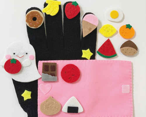 在庫あと3つ‼︎手袋シアター☆くいしんぼおばけ 1_f4d319b6d726d7878a0a19ca79b8