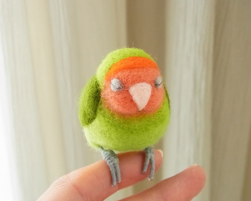 ふくふくおねむな手乗りインコ（コザクラインコ・ノーマル）オーダー