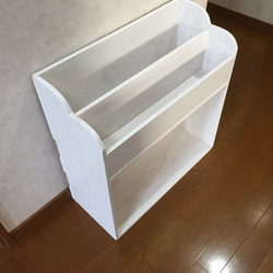 CDラック☆収納棚☆スリムラック☆杉無垢材 棚・シェルフ