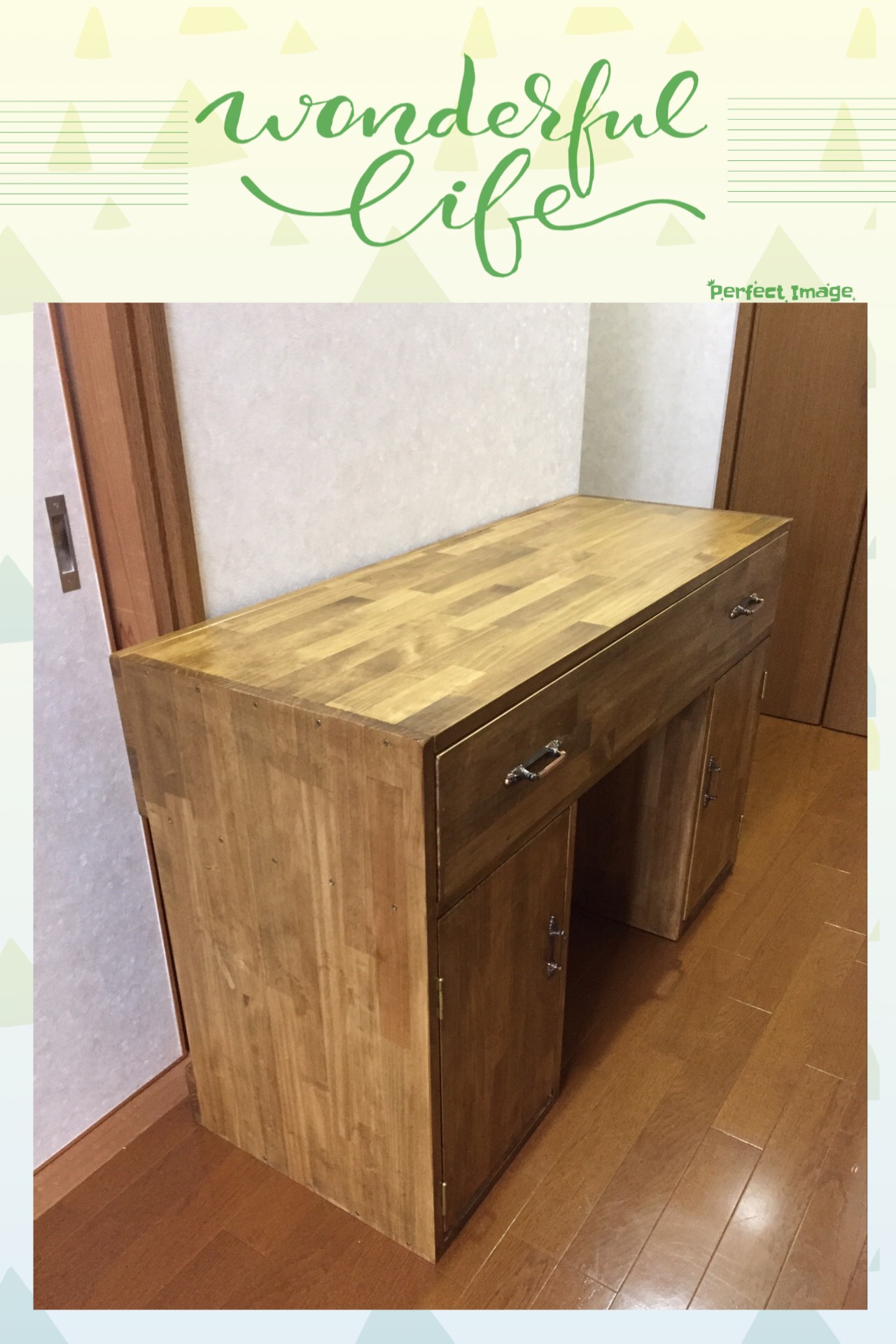 デスク★収納棚★アンティーク★ハンドメイド