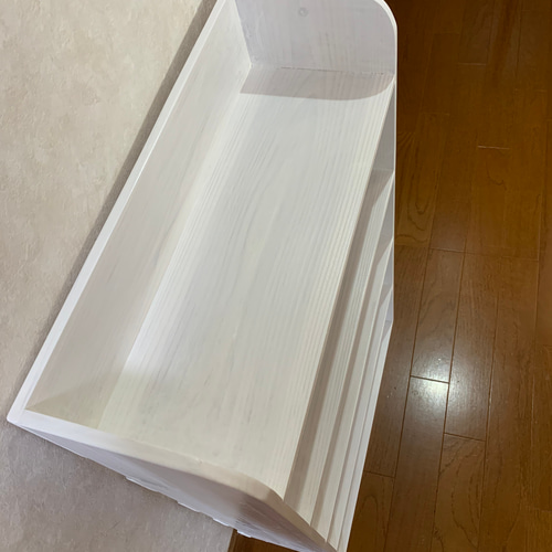 シェルフ 飾り棚 CD棚 幅180cm 無垢の杉板 CDラック☆収納棚☆スリムラック☆杉無垢材 棚・シェルフ・ラック 子