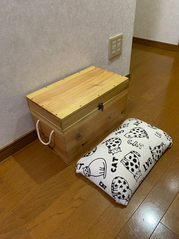 木箱☆宝箱☆収納箱☆椅子☆座椅子 ソファ・ベンチ 子山羊の