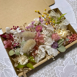 シャビー&ナチュラル♡ハーバリウム花材ドライフラワー 花材セット 1枚目の画像