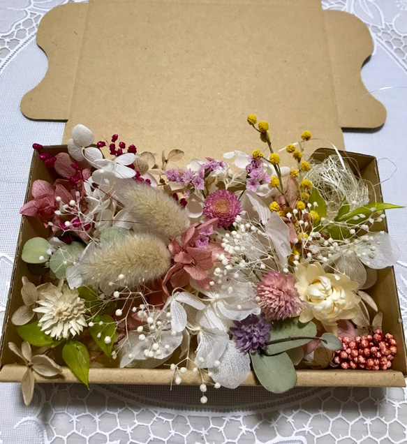 シャビー&ナチュラル♡ハーバリウム花材ドライフラワー 花材セット 2枚目の画像