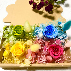 豪華ローズガーデンコンパクト＊ハーバリウム花材ドライフラワー 花材セット花材詰め合わせ 2枚目の画像