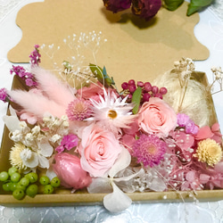 ベビーピンクローズ＊ハーバリウム花材ドライフラワー 花材セット花材詰め合わせ 2枚目の画像