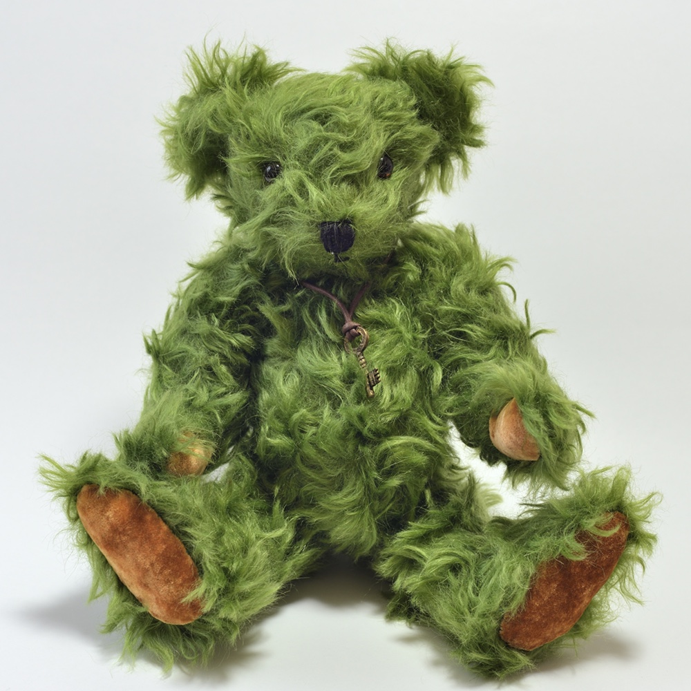 テディベア バター色 ストレートモヘア ♪ふんわりん♪ハンドメイド