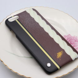 彩繪智能手機殼（巧克力蛋糕）[其他型號可用] 第2張的照片