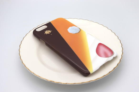 塗装スマホケース(3種ケーキセット)【他機種オーダー可】 4枚目の画像