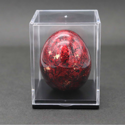 塗装卵(ラップペイント・レッド) 3枚目の画像