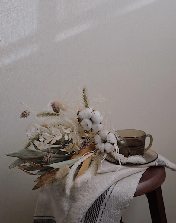 乾燥花束 Dried flower bouquet【大地】節慶祝賀 / 日常生活 / 送人自用 / 佈置拍照 第5張的照片