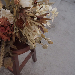 永生乾燥捧花 Bridal bouquet 【和煦】婚禮節慶 / 求婚驚喜 / 自選色系 / 客製花束 / 花嫁双喜 第2張的照片