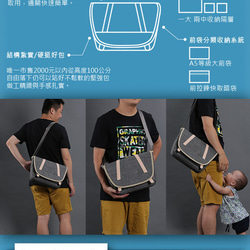 Interstellar Silver Simple Messenger Bag-Christmas Recommended E 2枚目の画像