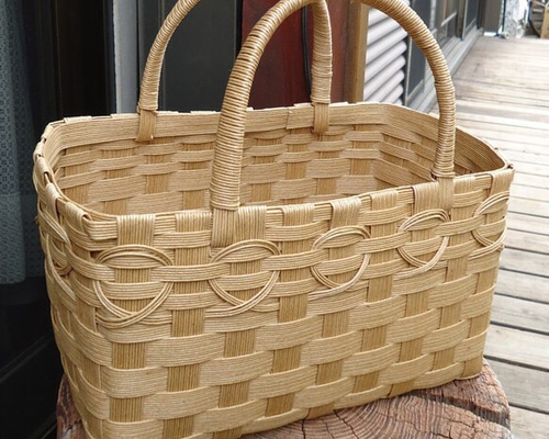 217☆Let's make a polka dot basket bag with craft band [Just
