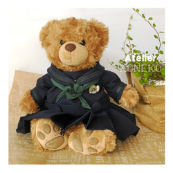 Miko　ミニチュアリメイクオーダー　メイちゃん用　夏冬セーラー2体の夏服 Miko ミニチュアリメイクオーダー メイちゃん用 夏冬セーラー2体