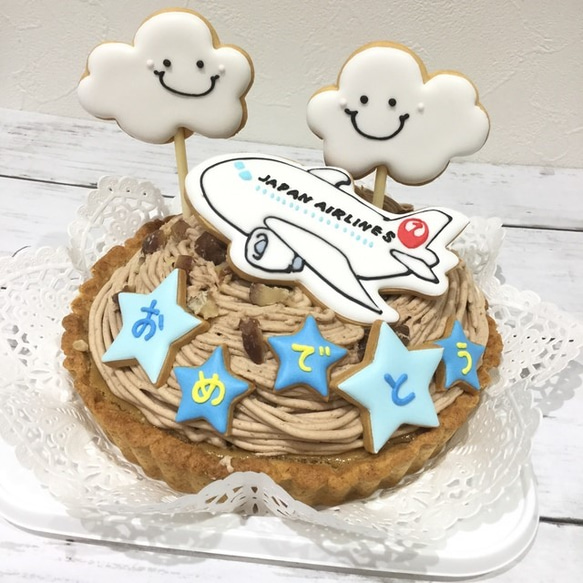 飛行機　デコレーションクッキーセット【アイシングクッキー】 2枚目の画像