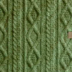 ハンカチスタイ（aranknit/green） 4枚目の画像