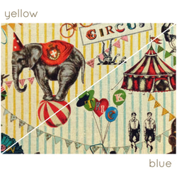 オムツポーチ （circus/yellow） 6枚目の画像