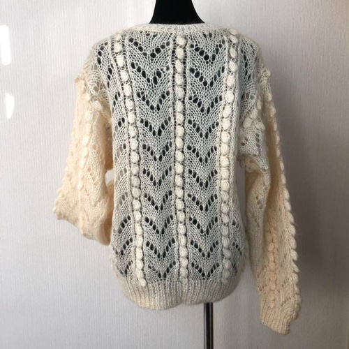 ⭐︎handmade⭐︎手編み モチーフ編みセーター ニット・セーター