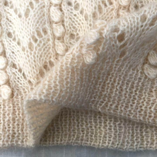 ⭐︎handmade⭐︎手編み モチーフ編みセーター ニット・セーター
