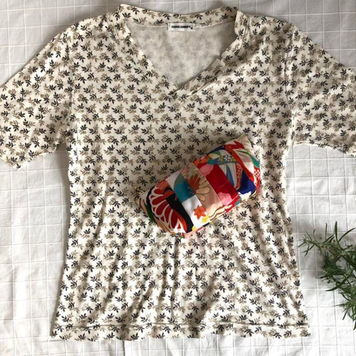 正絹 着物リメイク パッチワーク ポーチ ポーチ 桃子 通販 12767838