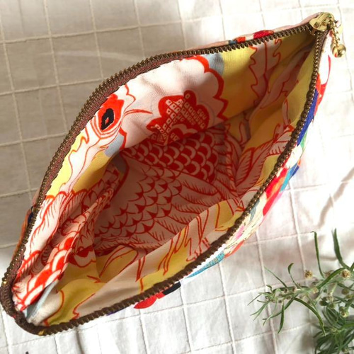 正絹 着物リメイク パッチワーク ポーチ ポーチ 桃子 通販 12767838