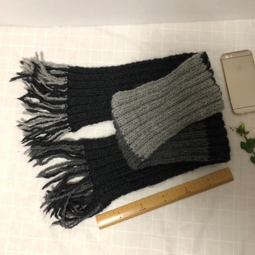 dior homme AW06 バイカラー　マフラー　スカーフ dior homme AW06 バイカラー マフラー スカーフ DIOR | マフラー