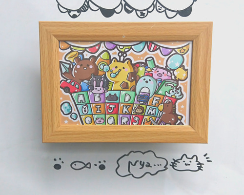 3枚セット】ゆるっとおもちゃ箱！【ポストカード】 イラスト 希望 通販