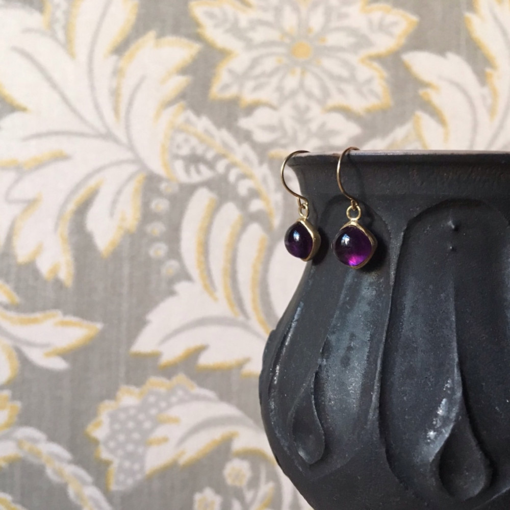 BELLY ピアス/ 18K x アメジスト