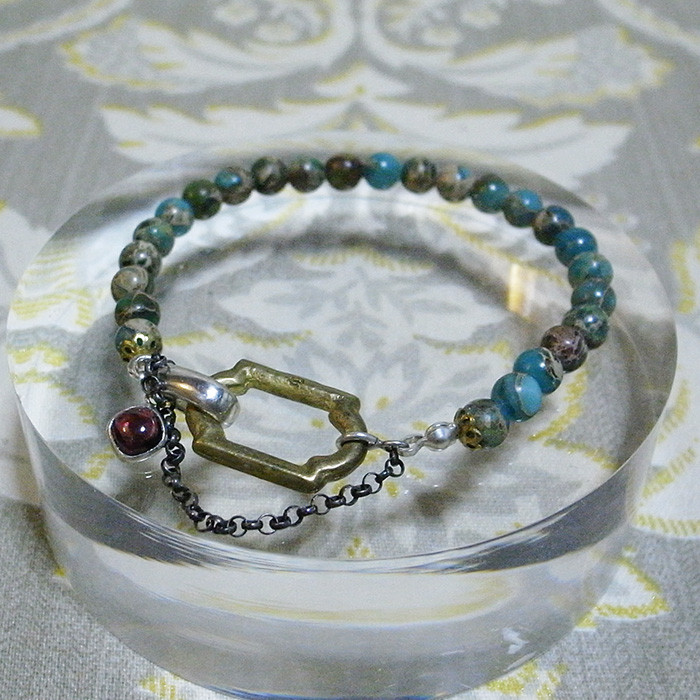 OMNI ブレスレットI／グリーン／18cm