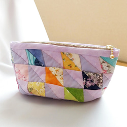 パッチワークトート（ポーチ付き）[送料無料] トートバッグ matsumaron