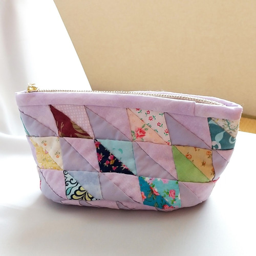 コヤンイサムチョンふっくらカラフルパッチワークポーチ★オリジナル限定品 コヤンイサムチョンふっくらカラフルパッチワークポーチ