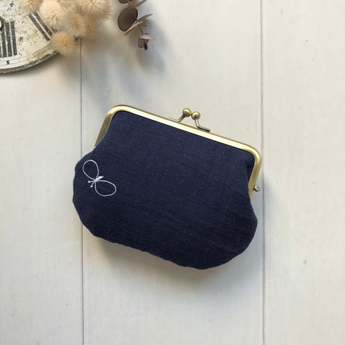 ブレット⚮ミナペルホネン パッチワーク がま口ポーチ ブレット⚮ミナペルホネン パッチワーク がま口ポーチ