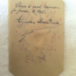 France Antique セルロイド製クロモス・カード  no.1857c 5枚目の画像