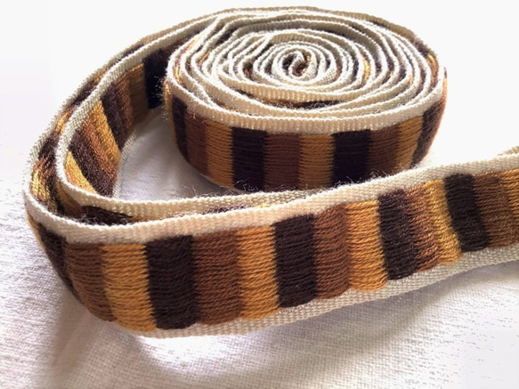 France vintage 毛糸の3色テープ／ガロン 1枚目の画像
