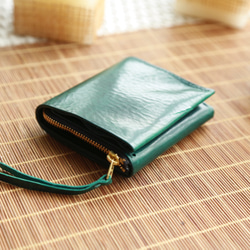 (材料包) 手縫真皮旅行錢包, 多功能, L型拉鍊零錢包, 附說明書 第3張的照片