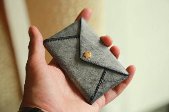 封筒カードホルダー、シンプルで軽量な財布、トラベルウォレット、マスクジャケット、立体カードホルダー 4枚目の画像