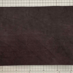 バラニール（BARANIL）フランス仔牛革 コンビなめし1.5-2.0mmカットレザーA4サイズ（21x30cm)焦茶 5枚目の画像