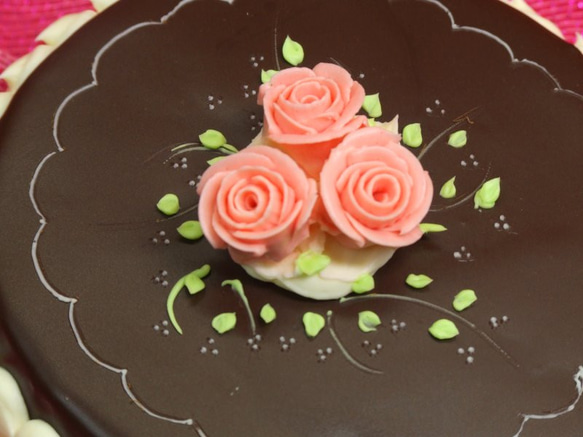 昔懐かしいチョコデコレーション12ｃｍ 2枚目の画像