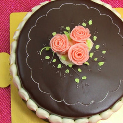 昔懐かしいチョコデコレーション12ｃｍ 3枚目の画像