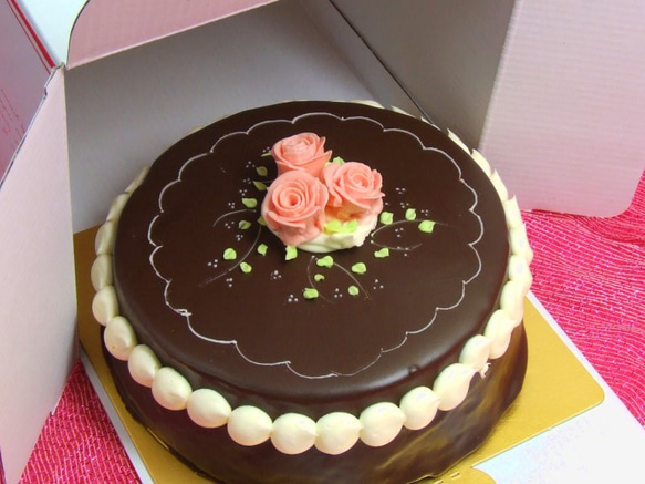 昔懐かしいチョコデコレーション12ｃｍ 5枚目の画像