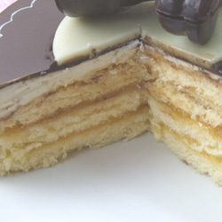 昔懐かしい、チョコレートデコレーションケーキ ブーケバージョン 16ｃｍ 3枚目の画像