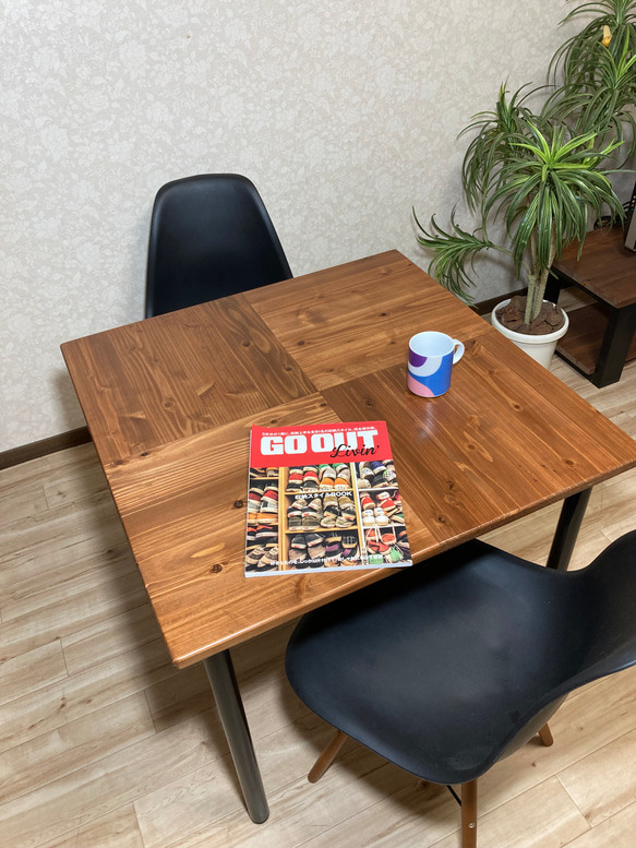 800×800 スクエアテーブル 組み合わせ柄 ダイニングテーブル san