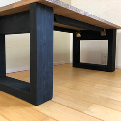 910×455　北欧風　ローテーブル　センターテーブル（折りたたみ） 2枚目の画像
