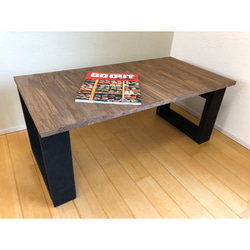 910×455　北欧風　ローテーブル　センターテーブル（折りたたみ） 1枚目の画像